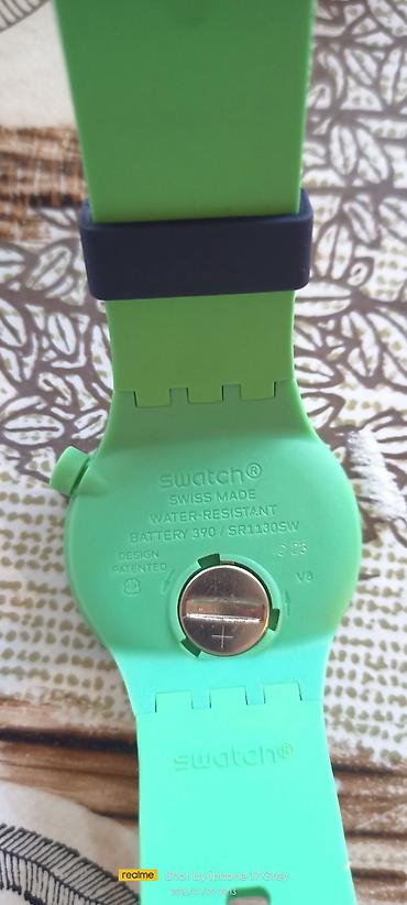 duvar saati: Swatch Big Bold Quartz Saat – SB01G101 (Swiss Made) Arginaldı limitnən — 2