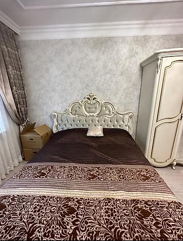 Спальные гарнитуры: Спальный гарнитур, Б/у, Двуспальная кровать, МДФ, цвет - Бежевый — 2