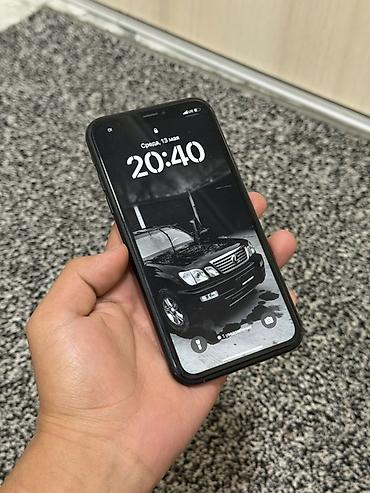 Apple iPhone: IPhone Xr, Б/у, 64 ГБ, Черный, Чехол, 77 % — 2