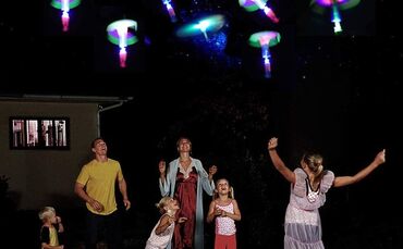 Igračke: Svetleci raketni helikopter sa praćkom Kako igrati — 11