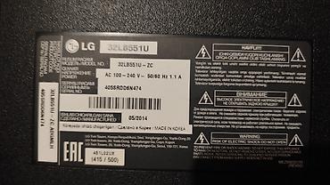 TV və video: İşlənmiş Televizor LG LCD 82" 4K (3840x2160), Ünvandan götürmə — 3