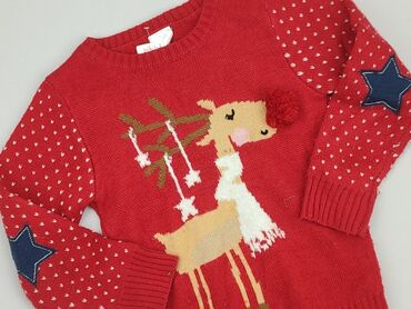 sweterek siateczka: Sweater, 5-6 years, 110-116 cm, condition - Good