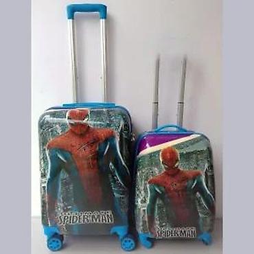 Rančevi, torbe i koferi: Dečiji set kofera – Spider‑Man motiv - Dva kofera u setu: veći kofer — 16