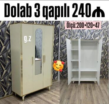 Dolablar: Qarderob, paltar dolabı, Yeni