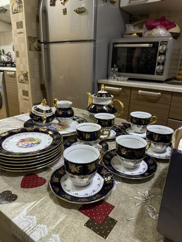 Çay dəstləri və servizlər: Çay dəsti, rəng - Göy, Farfor, 6 nəfərlik -da lalafo.az — 8 Çay dəstləri və servizlər: Çay dəsti, rəng - Göy, Farfor, 6 nəfərlik — 8