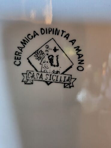 Ostalo posuđe: Oval nov Dipinta a Mano rucno oslikan pa glaziran,Sicilija 1970g+ — 10