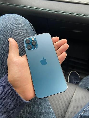 Apple iPhone: IPhone 12 Pro, 128 GB, Pacific Blue, Face ID — 8