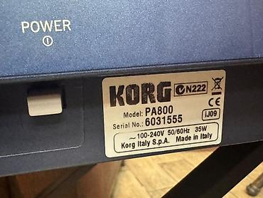 korg i3: Korg Pa800 2ci versiya 256ram real alicilar elaqe saxlasin — 4