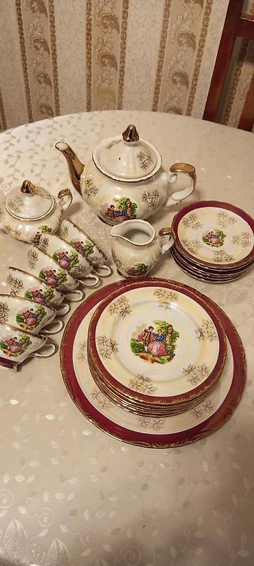 Qab-qacaq və mətbəx ləvazimatları: Çay dəsti, Farfor, Yaponiya — 1