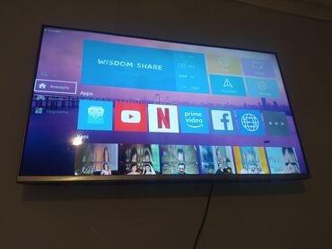 Tecilli pula ehtiyac var deye satilir TAUBE smart tv 107 ekran.Divarda