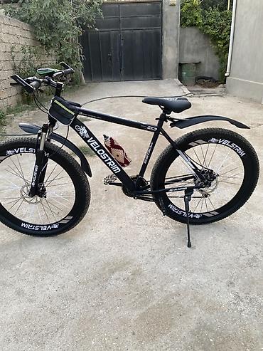 velpsiped: Velostrim dağ velosipedi - Güclü alüminium tipli karkas, düz sükan və — 8
