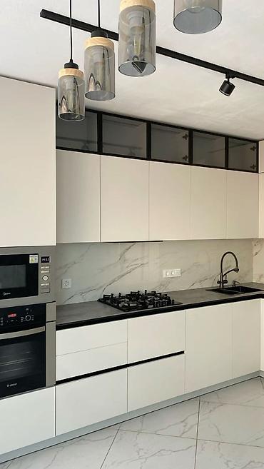 silver kitchen: Кухня от 9 000 сом/м² | 3D проект бесплатно Премиальная мебель от — 1