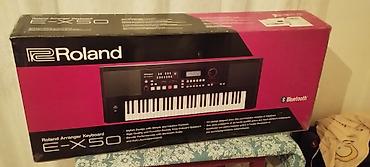 Roland E-X50 Arranger Keyboard - 61 klavişli aranjeman sintezatoru - lalafo.az -da Roland E-X50 Arranger Keyboard - 61 klavişli aranjeman sintezatoru -
