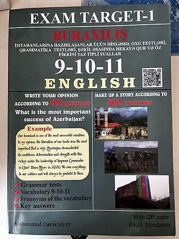 Kitablar və jurnallar: EXAM TARGET-1 “Buraxılış” – English 9-10-11 İmtahanlara hazırlaşanlar — 1