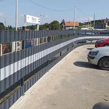 Proizvodi od rolovanog metala, metalni kanali: Panel 2d 143x250 6/5/6 mm cink+pvc akcija. Panelna ogradafence system — 10