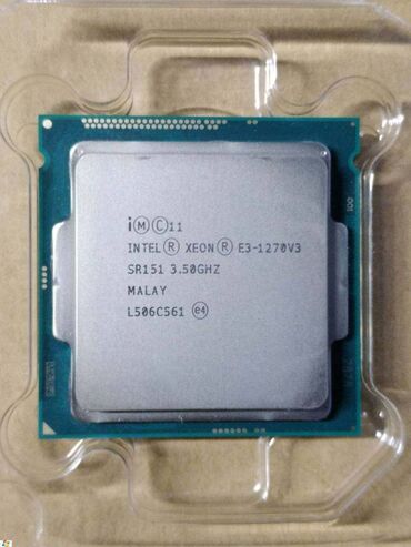 процессоры на 1151: Процессор, Б/у, Intel Xeon, 4 ядер, Для ПК
