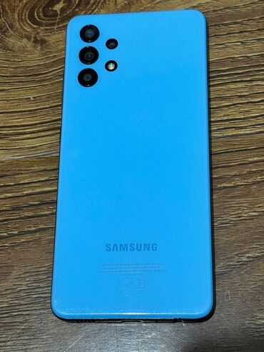 телефон режим 11: Samsung Galaxy A32, Б/у, 128 ГБ, цвет - Голубой, 2 SIM