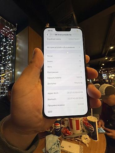 Уюлдук телефондор жана аксессуарлар: IPhone 13, 128 ГБ, цвет чёрный (Midnight) - Экран 6.1", OLED Super — 3