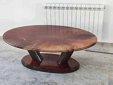 otoman cena: Stilski sto 150 x 100 cm Ima par oštećenja na ploči. 🔨 Dimenzije — 3