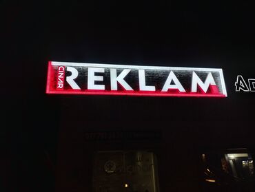 divar dekorlari alçıpan: Reklam, çap | Qabarıq hərflər, Vinil, Lightbox | Montaj, Dizayn, Çap