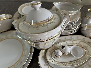 Наборы посуды: Богато и изысканно! Перламутр с позолотой! 😍 Новый столовый сервиз на — 1