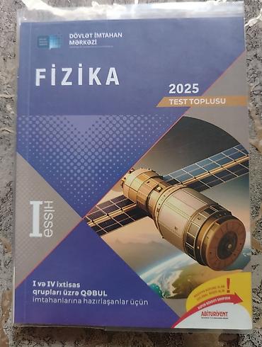 физика: Məhsul: “Fizika – 2025 Test Toplusu” (Dövlət İmtahan Mərkəzi) — 1