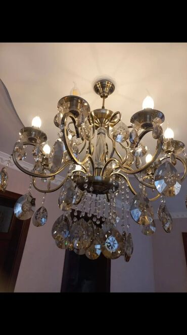 lüstur qiymətləri: Çılçıraq, 10 və daha çox lampa, Xrustal