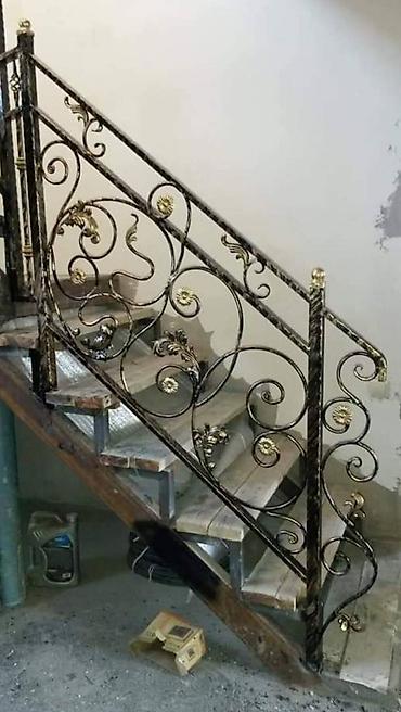 Сварка: Изделия из нержавейки: Перила, Лестница, лестница для торгового центра — 5