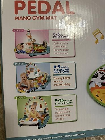 Детские пианино: PEDAL Piano Gym Mat – körpələr üçün musiqili inkişaf xalçası - Yaş — 2