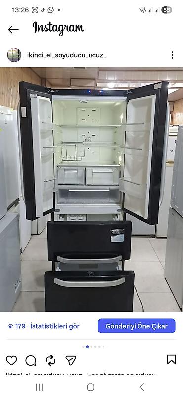 tp link azerbaycan: Hotpoint Ariston FR Door (French Door) tipli soyuducu - Rəng: qara — 2