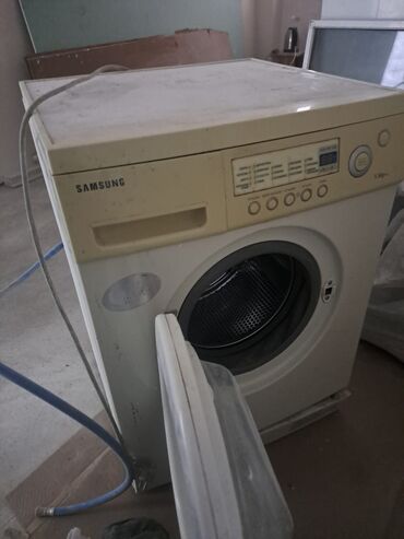 купить playstation 5 в баку: Стиральная машина Samsung, 5 кг, Б/у, Автомат, Есть сушка, Самовывоз