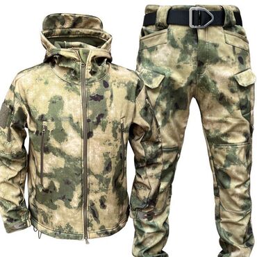 мужские костюмы больших размеров: Тактический костюм Softshell (куртка + брюки) - Материал
