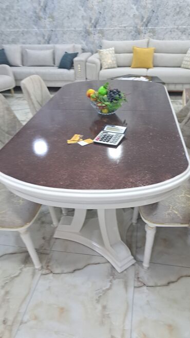 продаю айфон 6: Qonaq otağı üçün, Yeni, Açılan, Oval masa, 6 stul