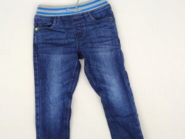 eleganckie spodnie na wesele: Spodnie jeansowe, Bluezoo, 3-4 lat, 98/104, stan - Idealny