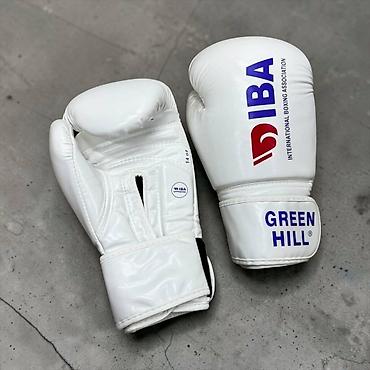 boxing: Боксерские перчатки белого цвета, тренировочно-соревновательные — 3
