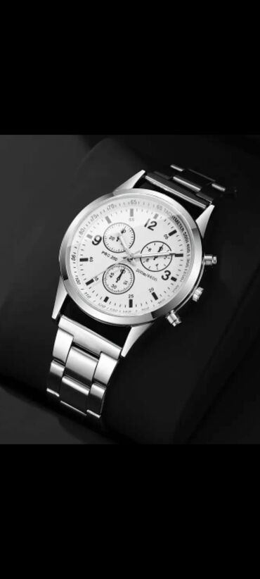 Qol saatları: Yeni, Qol saatı, Quartz, rəng - Gümüşü — 8