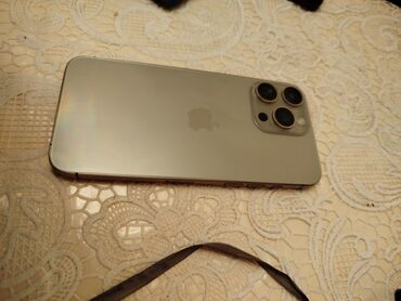 işlənmiş iphone kreditlə: IPhone 15 Pro Max, 512 GB, Ağ, Barmaq izi, Face ID