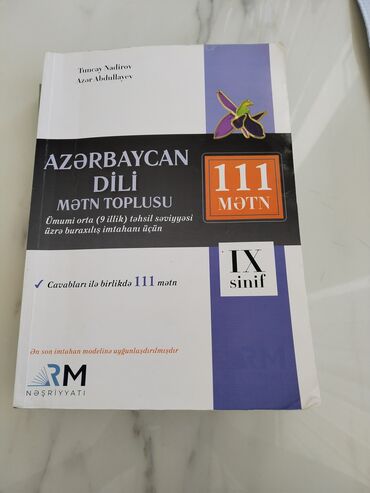 Kitablar, jurnallar, CD, DVD: Azərbaycan dili 111 mətn RM nəşriyyatı qiymət:13 azn