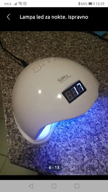 UV i LED lampe za nokte: Lampa profi za Manikir za nokte dobra ispravna. Na diode
 Mirjevo — 4