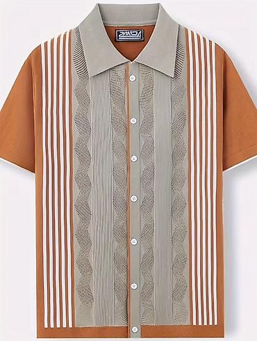 cins koynək: Polo köynək, Defacto, 2XL, rəng - Qəhvəyi — 1