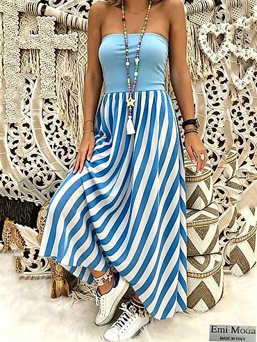 aldo boots: Letnja maxi haljina bez bretela –1850 din
S M L — 4