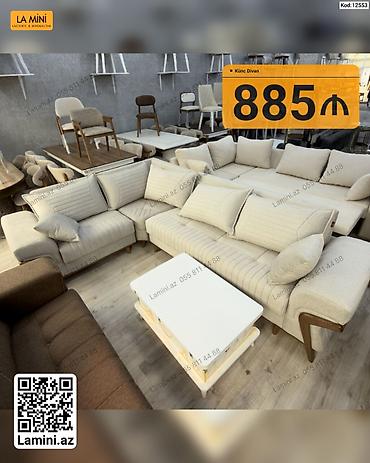 Ev və bağ: Künc divan – La Mini - Model: Künc Divan (kod: 12553) - Qiymət: 885 ₼ — 1
