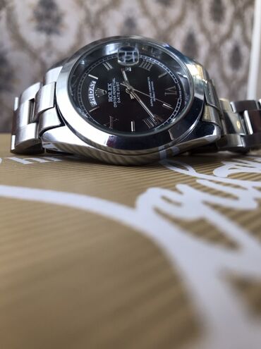 ремешок для смарт часов: Классические часы часы, Rolex, Серебро, Швейцария, Мужские