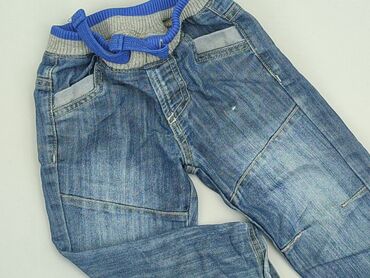 smyk kurtki dla chłopca: Denim pants, 12-18 months, condition - Very good