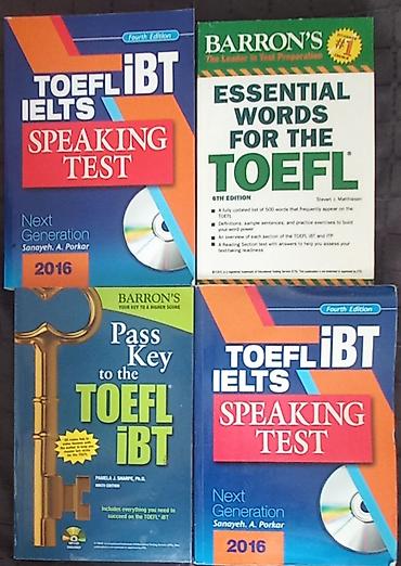 cd disk: İNGİLİS DİLİ TOEFL IELTS SAT kitabları Paketə daxil olan kitablar — 3