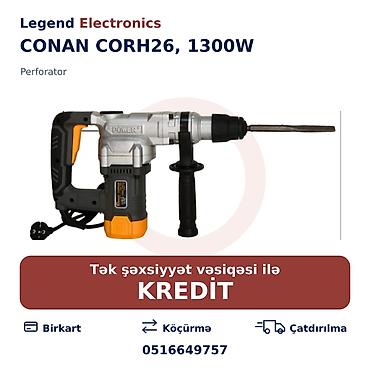 disk yonan aparat: Elan başlığı: Perforator CONAN CORH26, 1300W Elan mətni: Perforator — 1