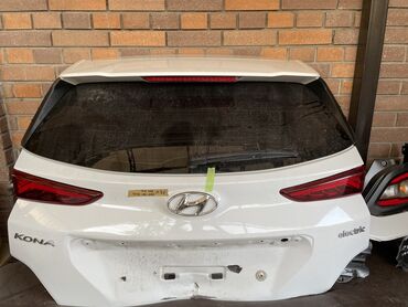 краска металлическая: Задний Бампер Hyundai 2019 г., Б/у, цвет - Белый, Оригинал