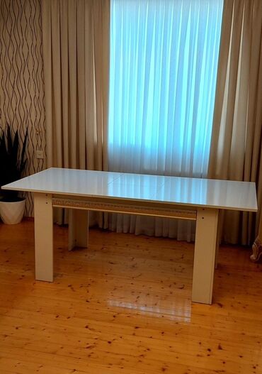 вешалка в прихожей: Qonaq masası, Açılan, Dördbucaq masa