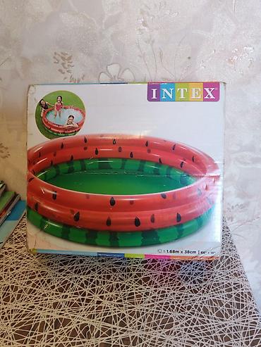 Hovuzlar: Intex şişmə hovuz – “qarpız” dizaynlı model - Ölçü: 1.68 m x 38 cm — 2