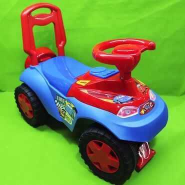 детский руль: Толокар в стиле Тачки игрушка музыкальная🔥Доставка, скидка есть